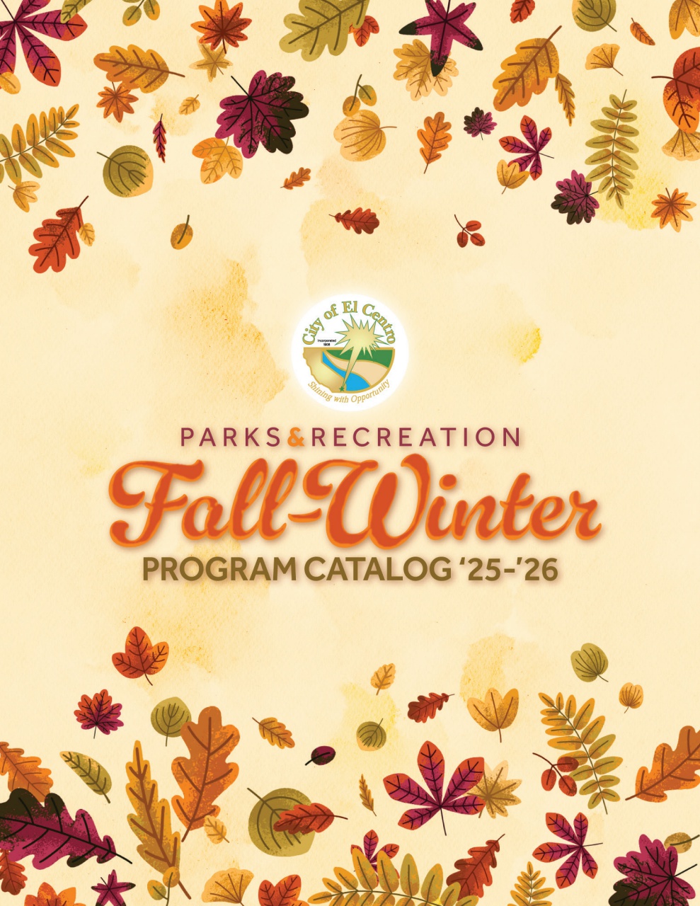 City of El Centro Parks & Recreation Fall Programs